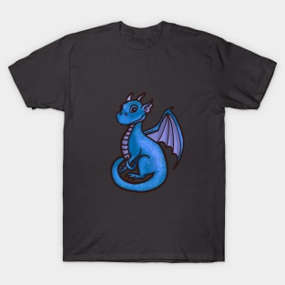 Dragon Illustration - Blue T-Shirt